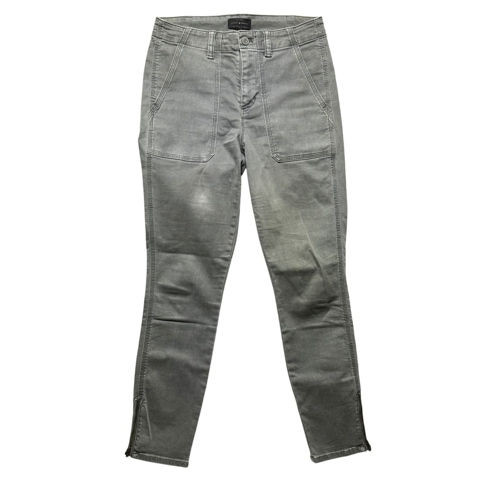 Lucky Brand Green Utility Ankle Zip Pants Women's Sizeβ 0 Gorpcore